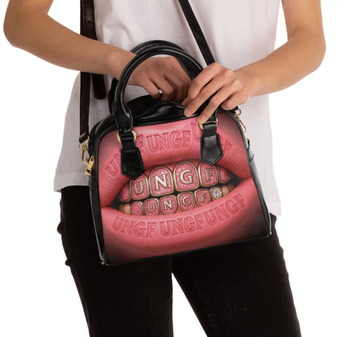 Sac à main bandoulière UNGF Original – Drip Gold Lips