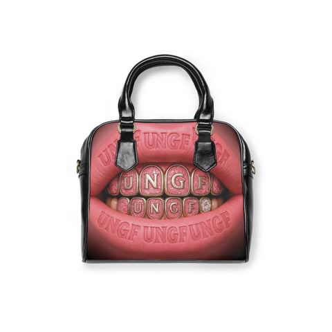 Sac à main bandoulière UNGF Original – Drip Gold Lips