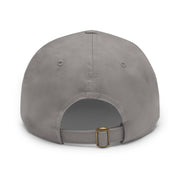 UG VIBES – Gorra negra de papá con parche de cuero UNGF