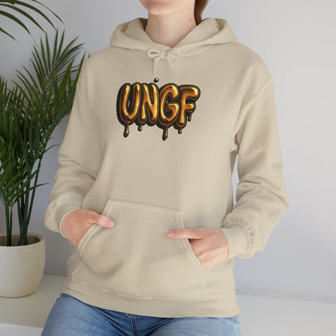 UG THROWIE "GOLD DRIP" - SWEAT À CAPUCHE