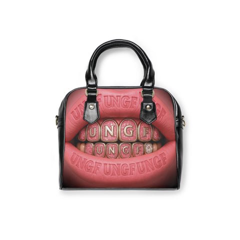 Sac à main bandoulière UNGF Original – Drip Gold Lips
