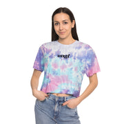 Camiseta corta con efecto tie-dye para mujer de UNGF 