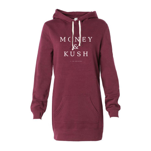 Money &amp; Kush Hoodie Dress