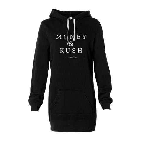 Money & Kush Hoodie Dress